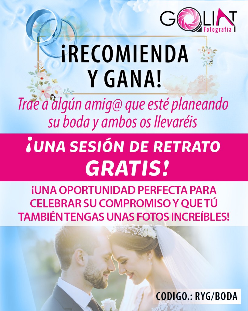 ¡Tu sesión de retrato gratis!