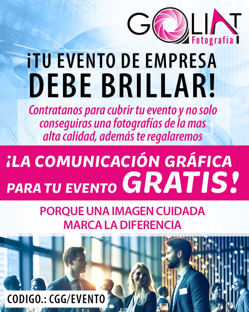 ¡La comunicación gráfica de tu evento gratis!