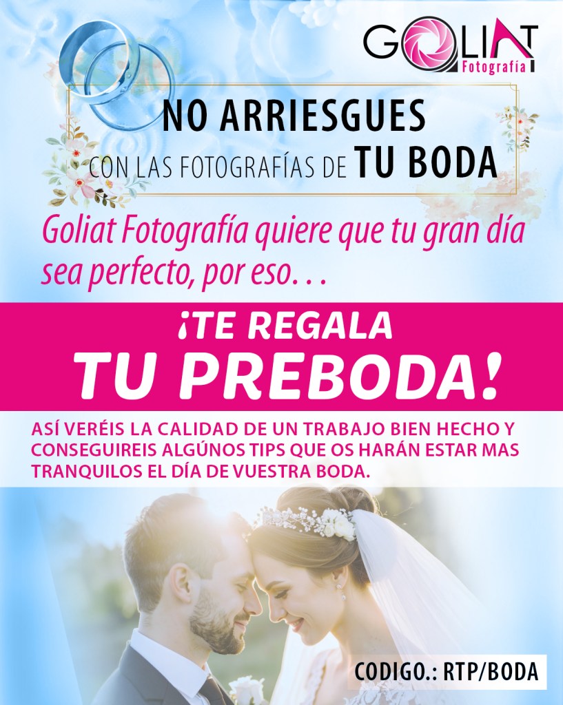 ¡Tu sesión de preboda gratis!